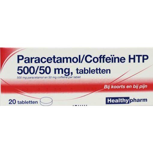 Healthypharm Paracetamol 500 mg coffeine 20tb