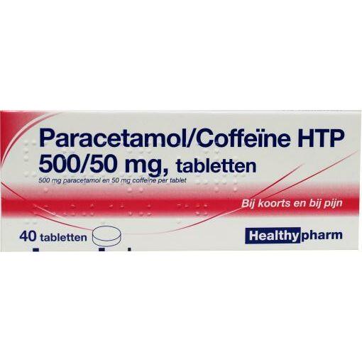 Healthypharm Paracetamol 500 mg coffeine 40tb