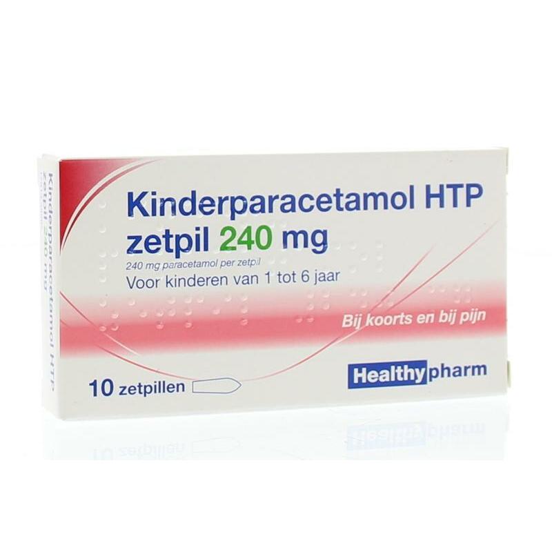 Healthypharm Paracetamol kinderen 240 mg 10zp