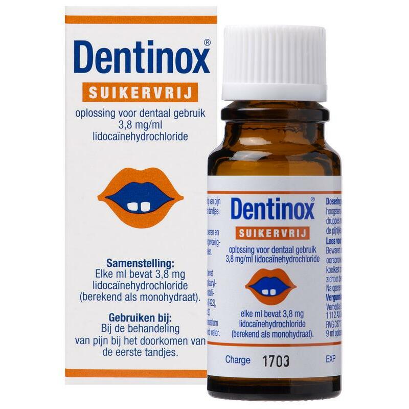 Vemedia Dentinox suikervrij 9ml