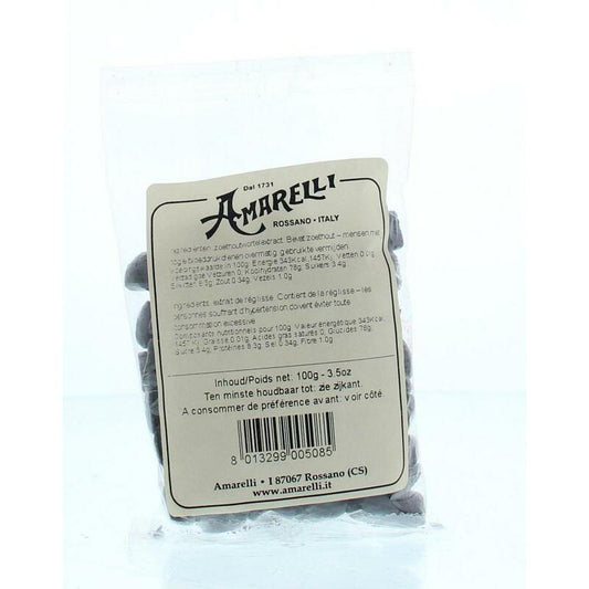Amarelli Laurierdrop zakje brokjes 100g