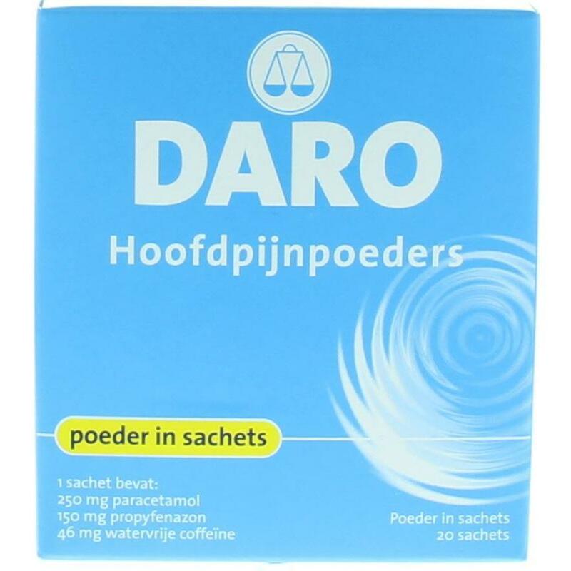 Daro Hoofdpijnpoeders 20st