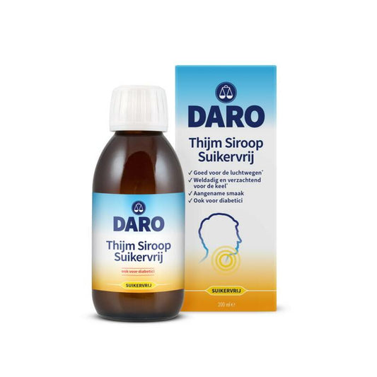 Daro Thijmsiroop suikervrij 200ml