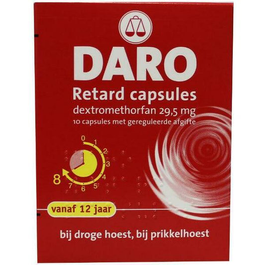 Daro Retard hoestprikkel dempende capsules 10ca