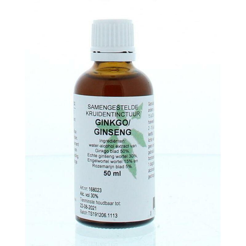 Natura Sanat Ginkgo / ginseng compl tinctuur 50ml