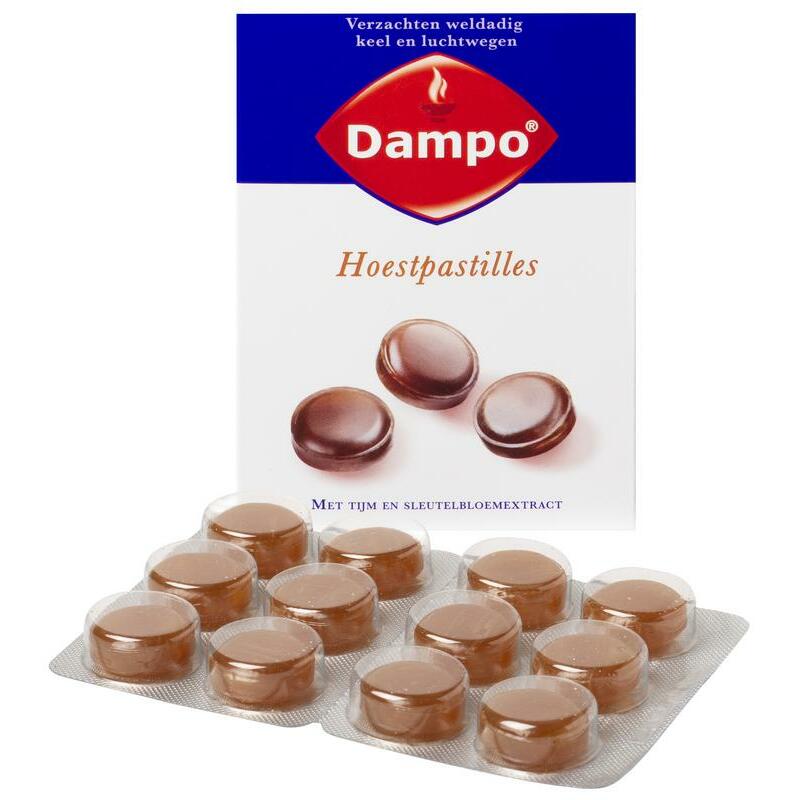 Dampo Hoestpastilles thijm/sleutelbloem 24past