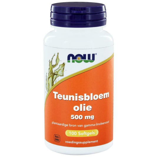 NOW Teunisbloemolie 500 mg 100sft