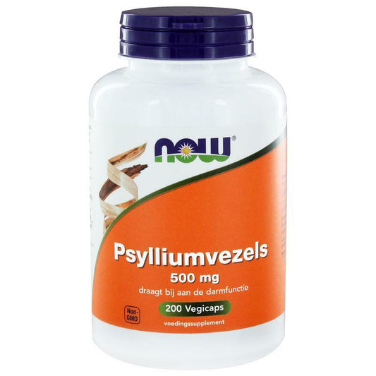 NOW Psylliumvezels 500 mg 200vc