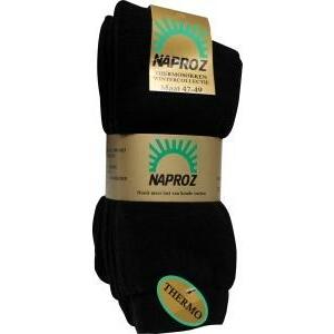 Naproz Thermo sokken zwart 47-49 3paar