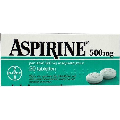 Aspirine 500 mg 20tb