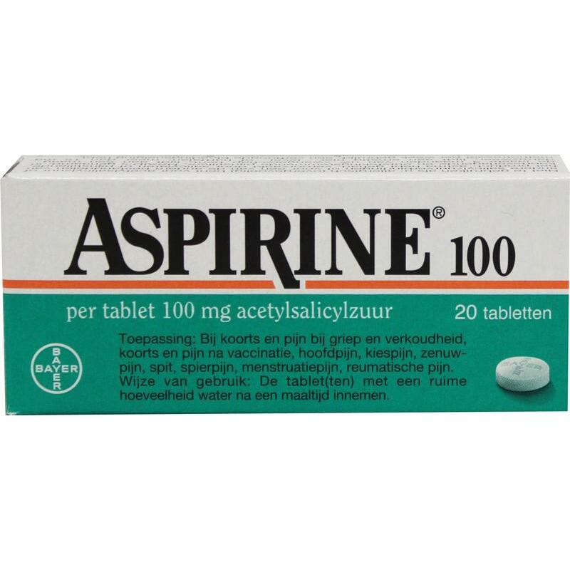 Aspirine 100 mg 20tb