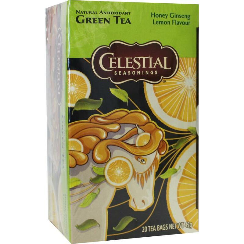 Celestial Season Honey lemon ginseng green tea 20st