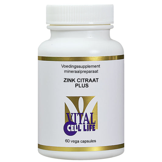 Vital Cell Life Zink citraat plus 60ca