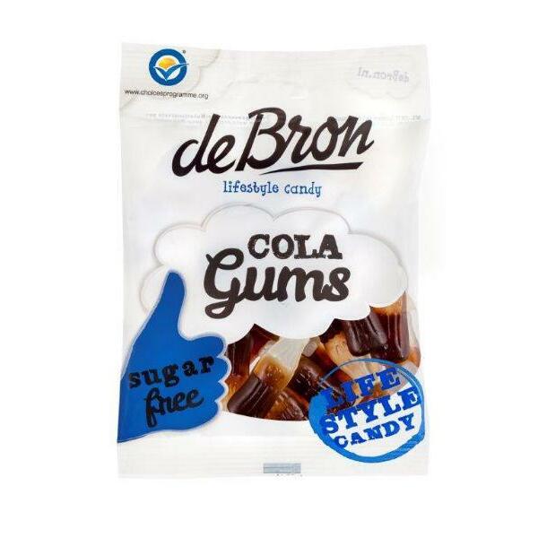 De Bron Cola gums suikervrij 100g