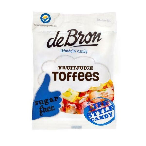 De Bron Fruit toffee suikervrij 90g