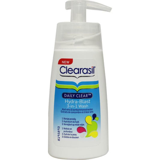 Clearasil 3 in 1 wascreme normaal 150ml