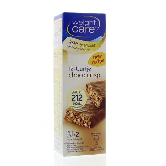 Weight Care Maaltijdreep choco crisp 2st