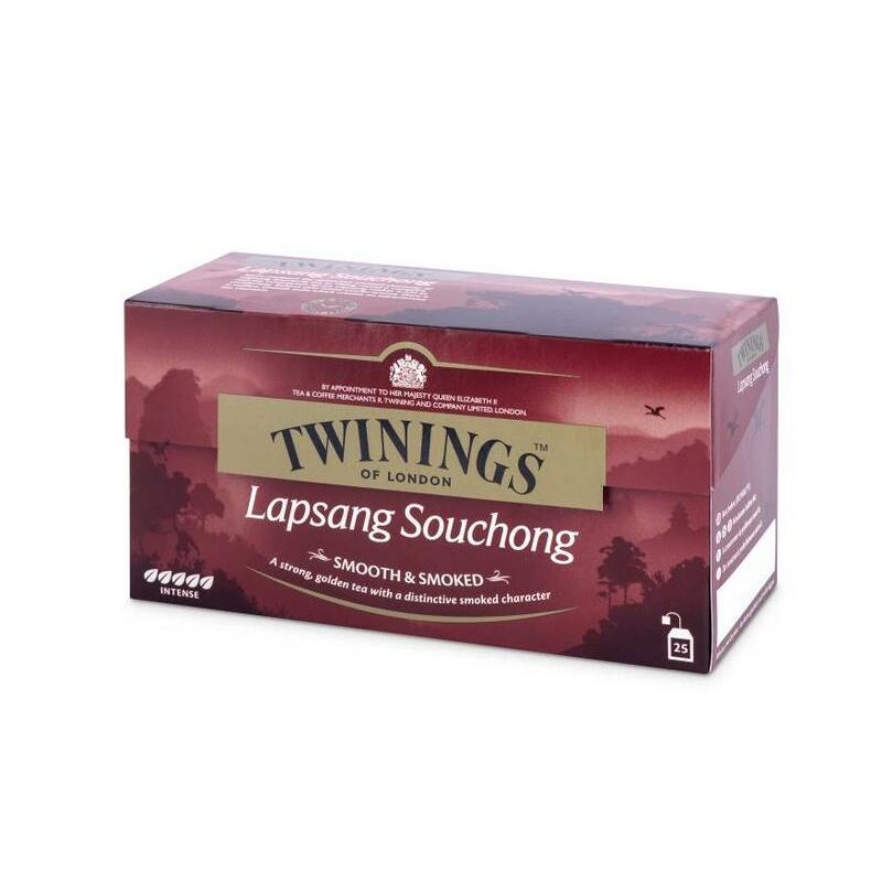 Twinings Lapsang souchong envelop zwart 25st