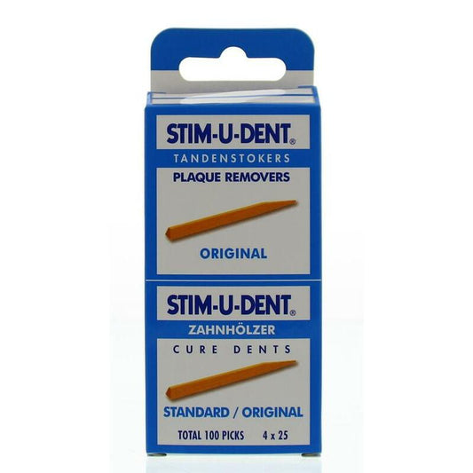 Stimudent Tandenstokers 4 X 25 4x25st