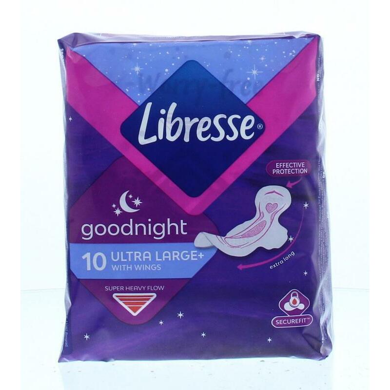 Libresse Ultra thin goodnight wings 10st