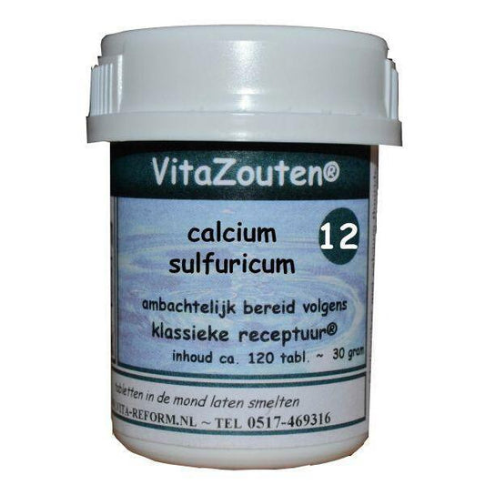 Vitazouten Calcium sulfuricum VitaZout Nr. 12 120tb