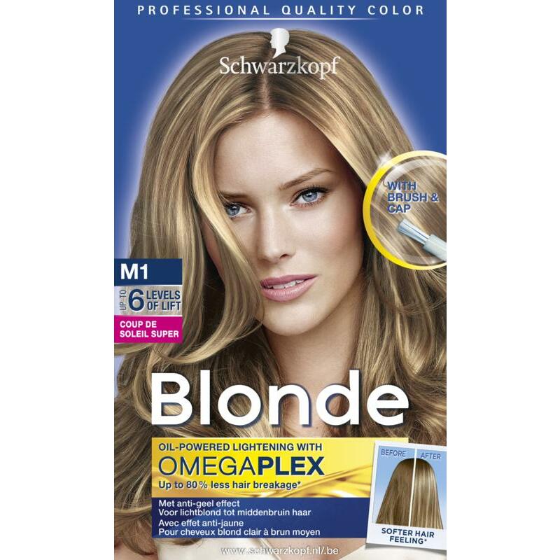 Schwarzkopf Blonde haarverf coupe de soleil highlighter M1 1set