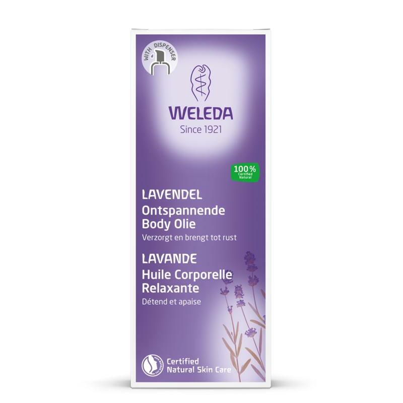 Weleda Lavendel ontspannende body olie 100ml