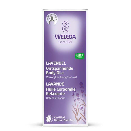 Weleda Lavendel ontspannende body olie 100ml