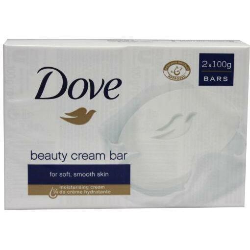 Dove Beauty cream bar regular 2 x 100 gram 2x100g