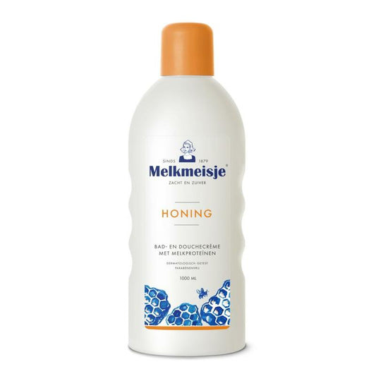 Melkmeisje Bad en douche honing 1000ml