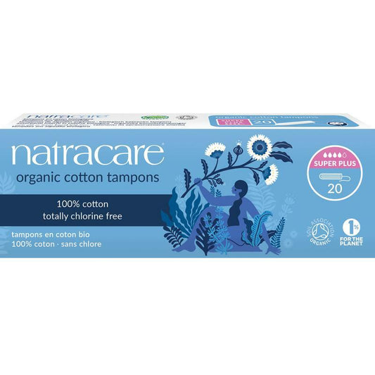 Natracare Tampons katoen super+ 20st