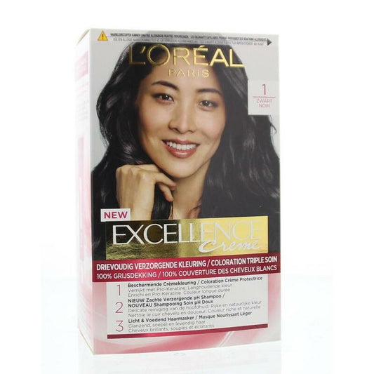 Loreal Excellence 1 Zwart 1set