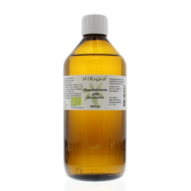 Cruydhof Teunisbloemolie vloeibaar bio 500ml