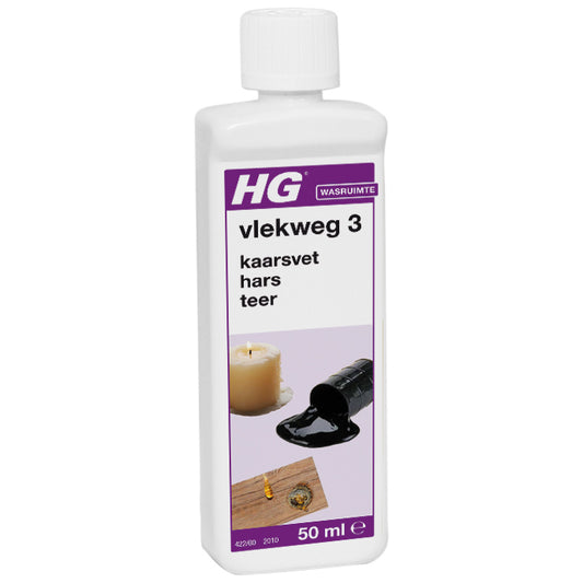HG Vlekweg nr.3 kaarsenvet hars etc 50ml