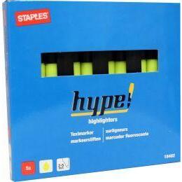 Staples Tekstmarker geel 1-5mm geel 5st