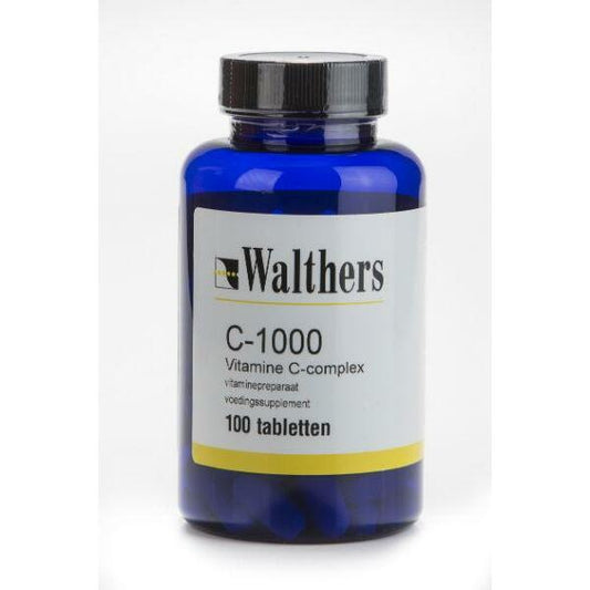 Walthers Vitamine C 1000 mg bioflav/rozenbottel 100tb