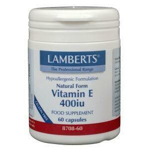 Lamberts Vitamine E 400IE natuurlijk 60vc