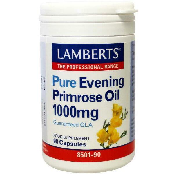 Lamberts Teunisbloemolie 1000 mg (pure evening primrose) 90ca