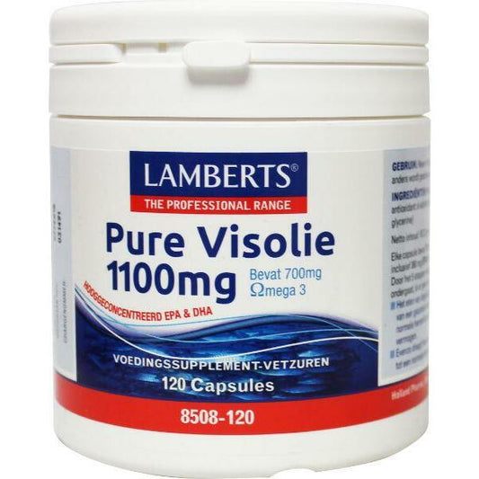 Lamberts Pure visolie 1100 mg omega 3 120ca