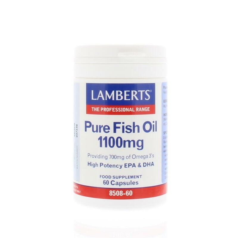 Lamberts Pure visolie 1100 mg omega 3 60ca