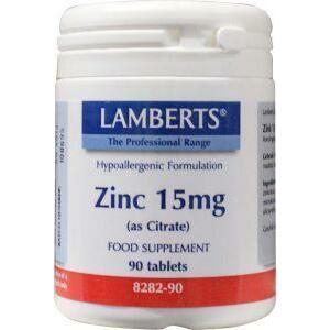 Lamberts Zink citraat 15mg 90tb