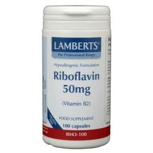 Lamberts Vitamine B2 50 mg (riboflavine) 100vc