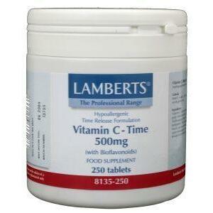 Lamberts Vitamine C 500 time released & bioflavonoiden 250tb