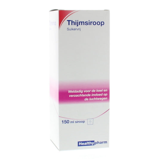 Healthypharm Thijmsiroop suikervrij 150ml