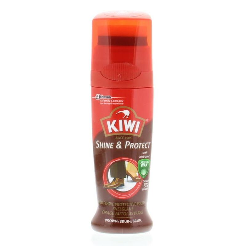 Kiwi Shine & protect bruin 75ml