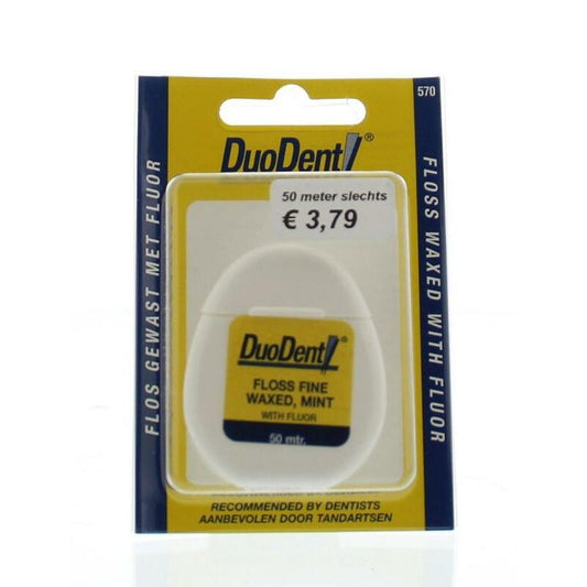 Duodent Floss fine waxed fluor 50 meter 1st