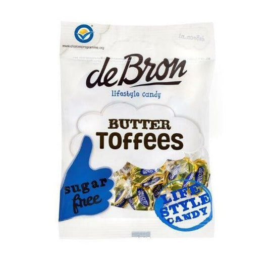 De Bron Buttertoffee suikervrij 70g