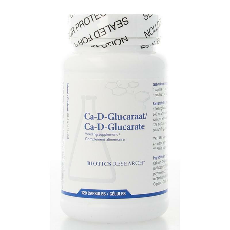 Biotics Calcium D glucaraat 120ca