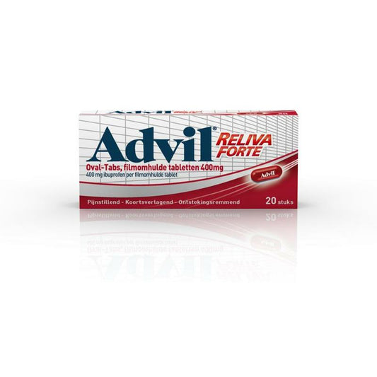 Advil Reliva 400 mg ovaal blister 20drg