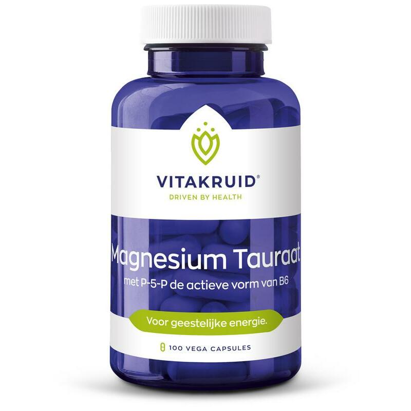 Vitakruid Magnesium tauraat met P-5-P 100vc